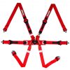 Outlaw Street Car Association - RaceQuip - FIA 6PT PULL UP LAP FHR FORMULA SUB RED - 857017