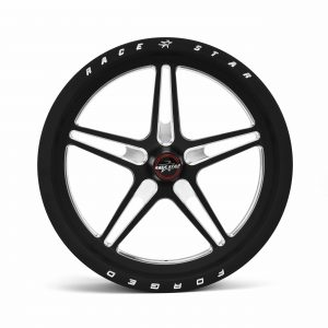 Outlaw Street Car Association - Race Star Wheels - 63 Pro Forged 15x3.50 Spindle Mount No Bearing Black Anodized/Machined